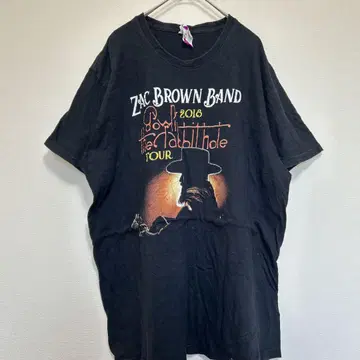 Zac Brown Band 자크 브라운 밴드 블랙 XL 밴 티셔츠