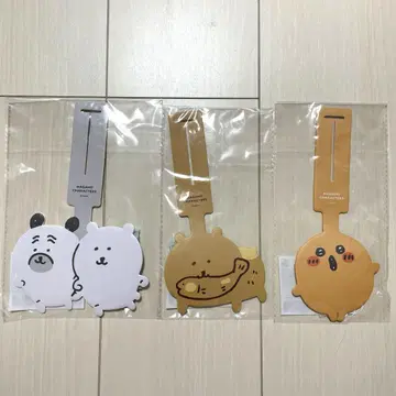 나가노 마켓 나가노 러기지 택 모구라 고로케 곰 퍼그 나무 조각