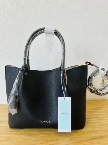 TOCCA 블랙 토트 숄더백