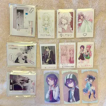 해피 슈가 라이프 10주년 폴라로이드 포토 카드 아크릴 스탠드 혜택