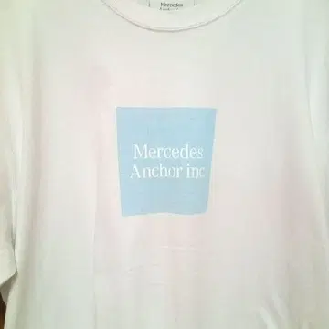 [새상품급] Mercedes Anchor inc. 화이트 티셔츠 L