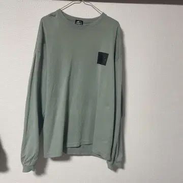CAMP7 그린 긴팔 로고 XL