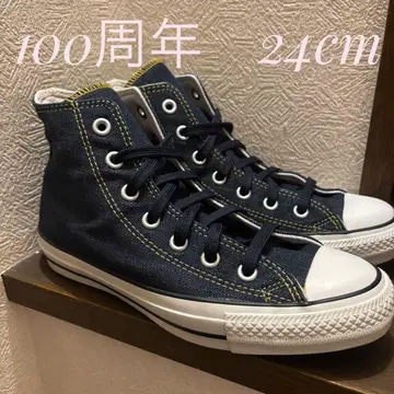새상품급 컨버스 100주년 올스타 데님 24cm