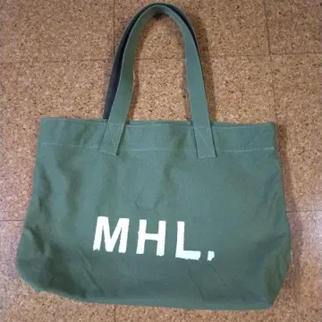 MHL. 올리브 그린 토트백