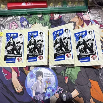 점프샵 캐릭터 미니 브로마이드 NARUTO 사스케 코스터