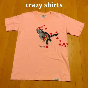 crazy shirts 크리반 캣 티셔츠 싱글 스티치