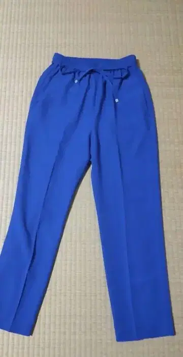UNITED ARROWS 로얄 블루 스틱 팬츠