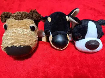 새상품급 THEDOG 더 독 15cm 봉제 인형 3개 세트