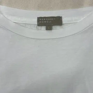 마가렛 호웰 무지 티셔츠 화이트 L MHL