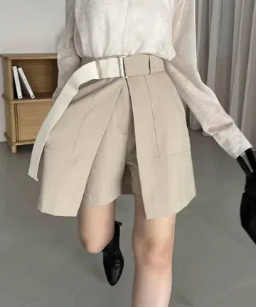 capricieux le'mage 스커트 레이어드 숏 팬츠