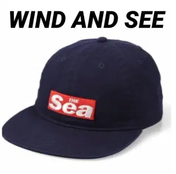 새상품 WIND AND SEE 박스 로고 캡 윈드앤씨