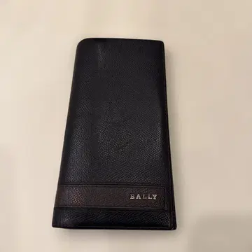 BALLY 블랙 가죽 장지갑