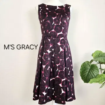 새상품급 M'S GRACY 엠즈 그레이시 원피스 드레스 패턴 40 L