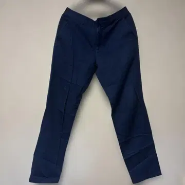 라코스테 LACOSTE 네이비 슬림 핏 워크 팬츠
