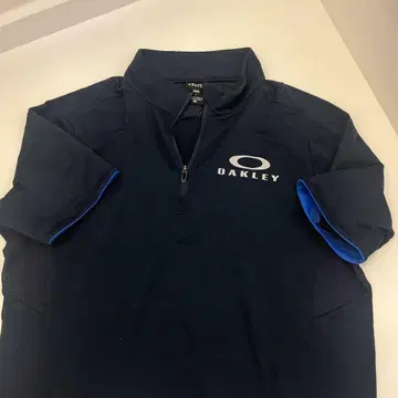 Oakley 반팔 셔츠 L 네이비 색상