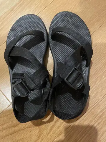 Chaco 블랙 스포츠 샌들