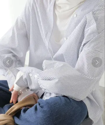 JOURNAL STANDARD CP 포플린 턴업 커프 셔츠