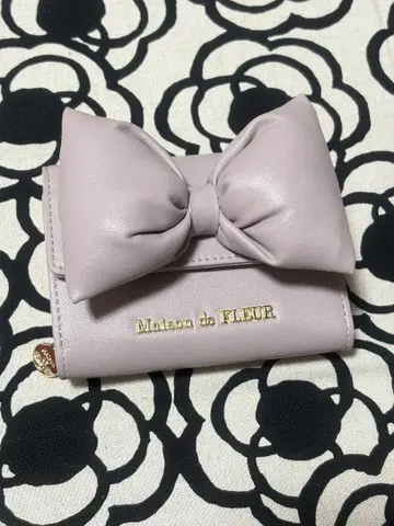 Maison de FLEUR 볼륨 리본 지갑 EC 한정판 지갑