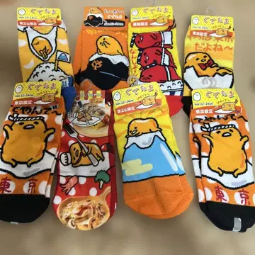 구데타마 양말 8종 산리오 지방 한정판