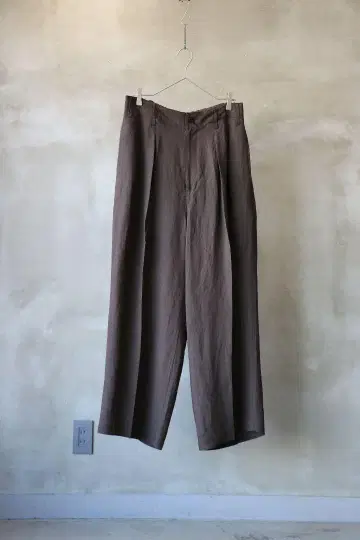 satou 25SS grandad trousers 브라운