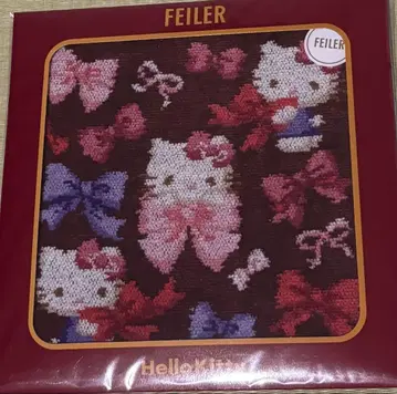 FEILER 헬로키티 손수건 페이러 산리오 키티 리본