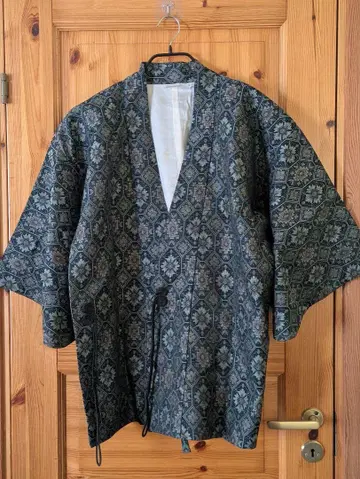 겉옷 무라야마 오시마 명주 꽃무늬 다크 톤 리메이크