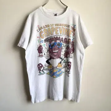 90년대 USA제 The California Raisins 프린트 티셔츠