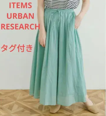 ITEMS URBAN RESEARCH 택 포함 주름 스커트