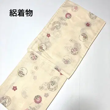 완성품 여름 기모노 폴리에스테르 명주 기모노 새상품 No.2540
