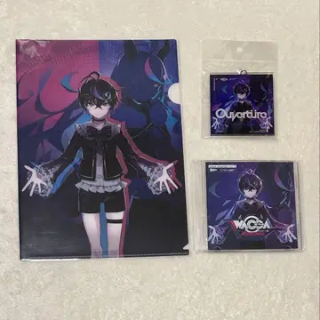 룬 CD 클리어 파일 키링 WACCA