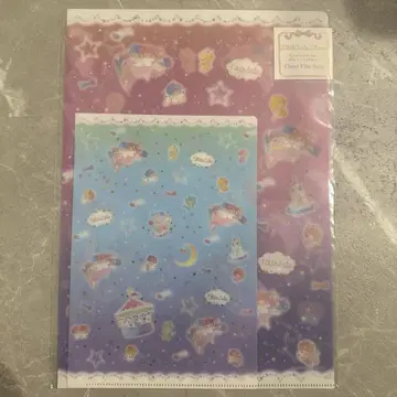 2016년 별자리 키키라라 클리어 파일 2장 산리오 리틀트윈스타즈