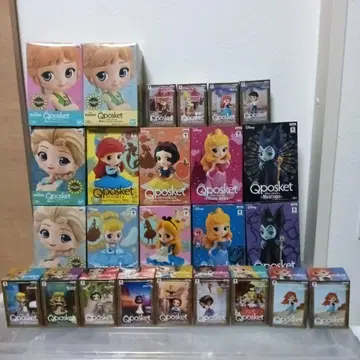 Qposket 디즈니 프린세스 피규어 세트