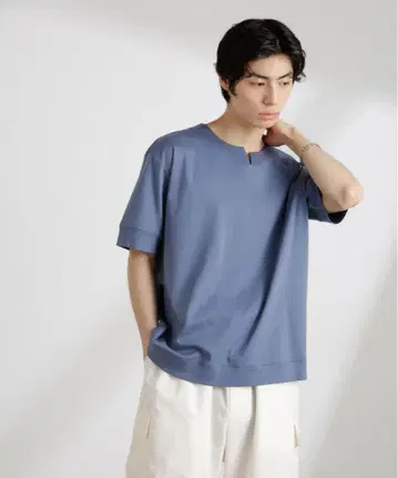 택 포함 나노 유니버스 실케트 스무스 키넥 티셔츠 50(블루)