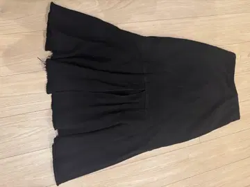 블랙 플레어 스커트 사이즈 38