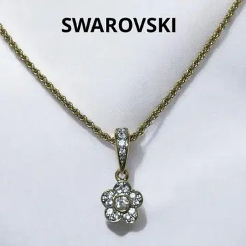 SWAROVSKI 목걸이 꽃 플라워 모티브 여성용 여름