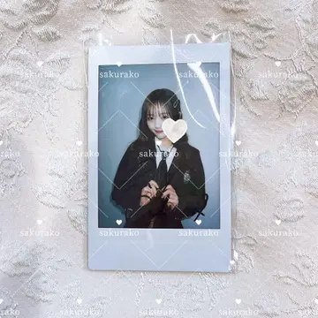 onephony 타지마 사쿠라코 폴라로이드 친필 사인 경찰 의상