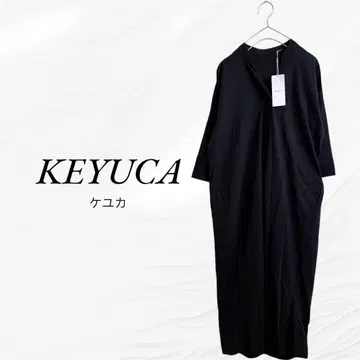 KEYUCA 케유카 스트레치 롱 원피스 블랙 F