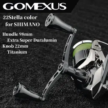 고멕사스 더블 핸들 T20 티타늄 노브 98mm 시마노 스텔라 컬러