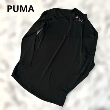 Puma 푸마 긴팔 이너 셔츠 냉감 하이넥 L 사이즈 블랙