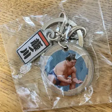 스모 가챠 더블 참 메탈 키링 후지노카와