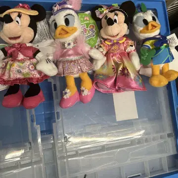 미키, 미니, 도날드, 데이지 봉제 인형 세트