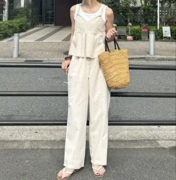 ISOOK 아이수 디자인 뷔스티에 셋업 내추럴 S