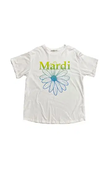 Mardi 반팔 티셔츠 화이트