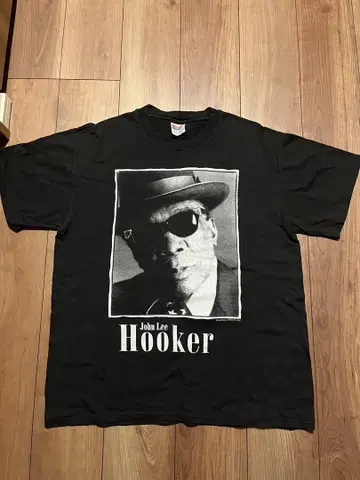 Jone Lee Hooker 티셔츠 90년대 빈티지 소매 싱글 L