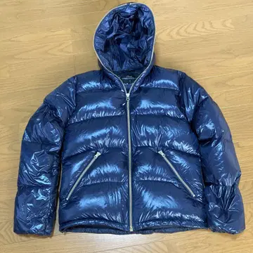 Roial 후드 부착 다운 자켓 M 네이비