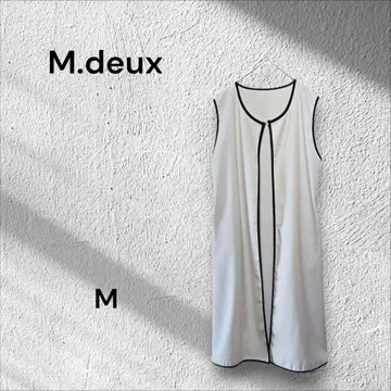 M.deux 롱 베스트 슬리브리스 아이보리 M