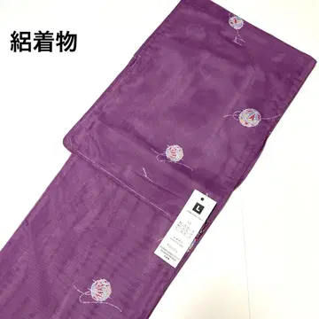 완성품 여름 기모노 폴리에스테르 명주 기모노 새상품 No.2545