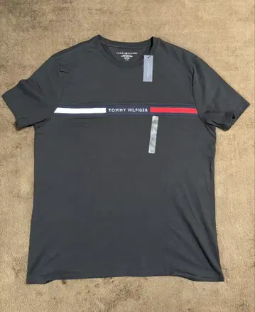TOMMY HILFIGER 타미힐피거 티셔츠 L 블랙 블랙