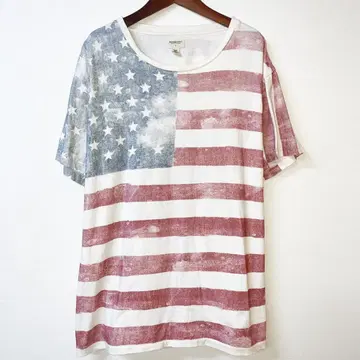 랄프 로렌 Denim & Supply  별이 그려진 올 패턴 티셔츠