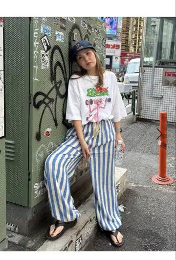 니코앤드 스트라이프 파자마 팬츠 새상품